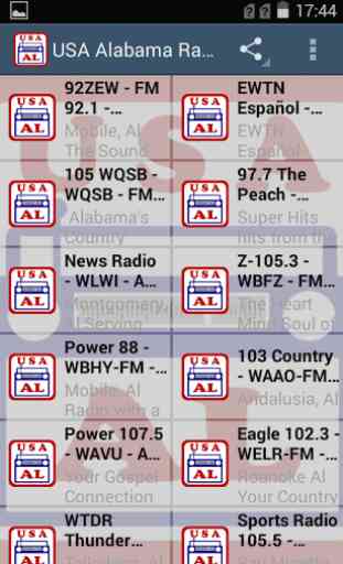 USA Alabama Radio 2