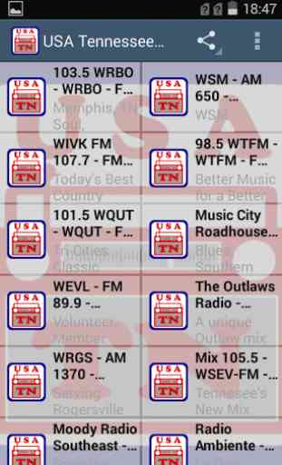 USA Tennessee Radio 2