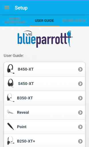 VXi BlueParrott App 3