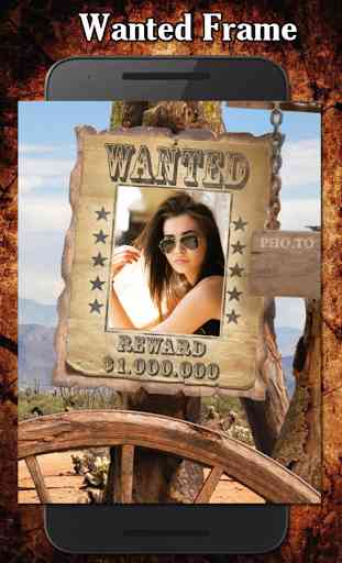 Wanted Photo Frame 1
