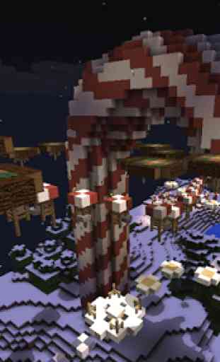XMAS Parkour map for MCPE 2