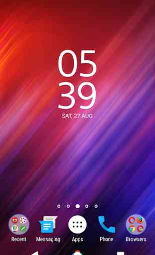 Blue Pink Abstract XZ Theme 1