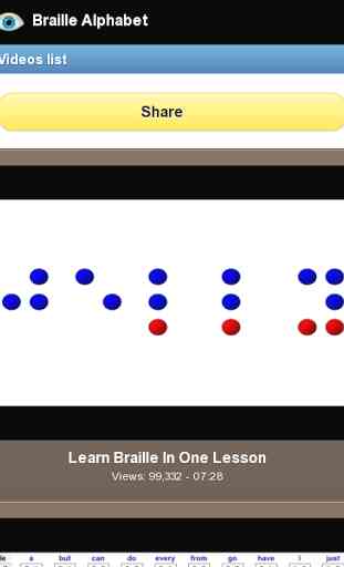 Braille Alphabet 2