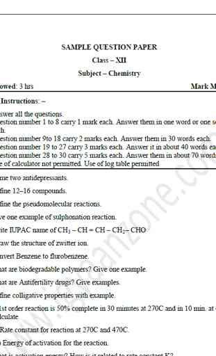 CBSE SAMPLE PAPERS-CHEMISTRY 1