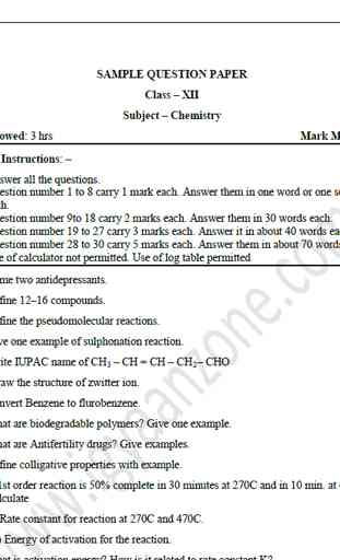 CBSE SAMPLE PAPERS-CHEMISTRY 3