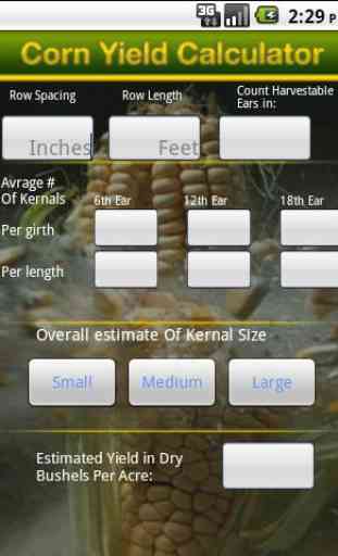 Corn Yield Calculator 2