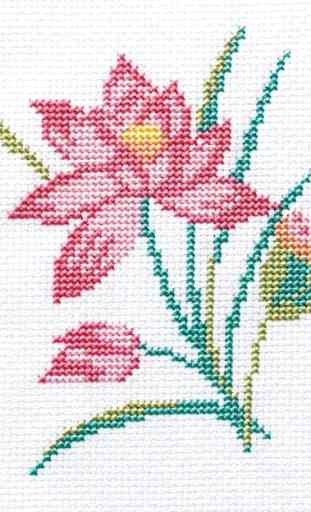 Cross Stitch Flower 1