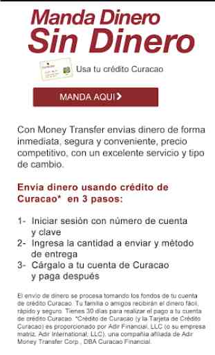 Curacao Money Transfer 2