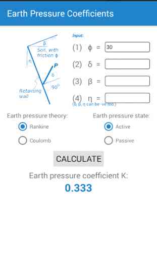 Earth pressure coefficients 2