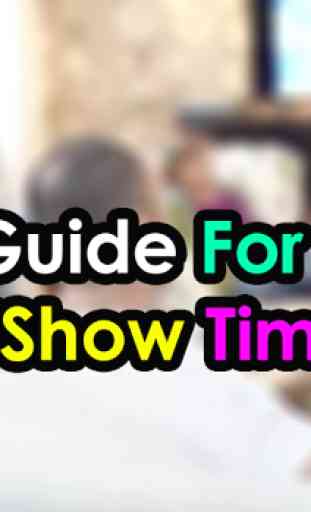 Guide for TVShow Time 3
