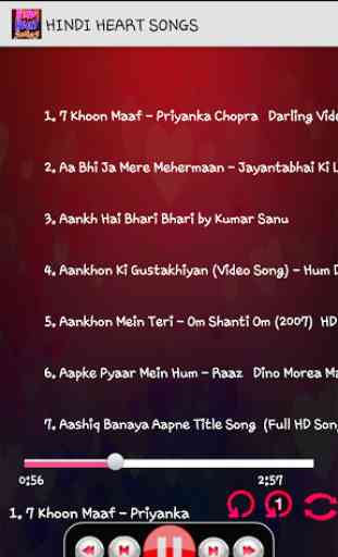 Hindi Romantic Heart Songs 2