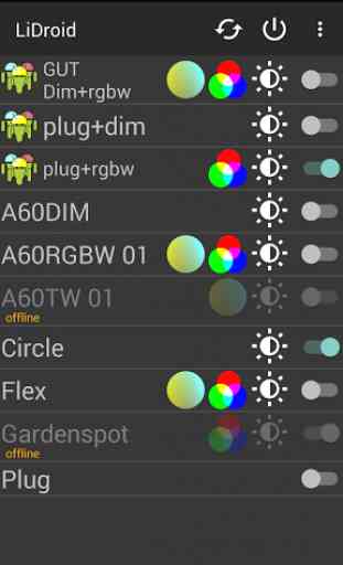 LiDroid for Lightify 1