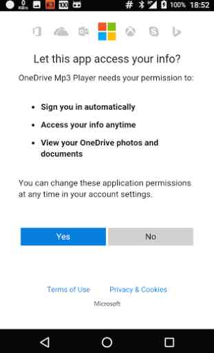 Mp3 Player for OneDrive 2