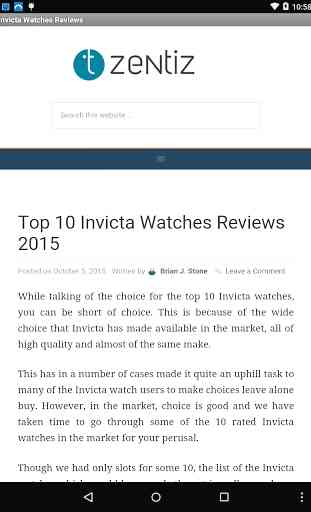 My Invicta watches 1