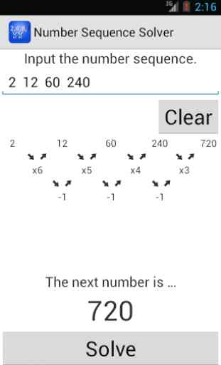 Number Sequence Solver 3