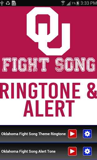 Oklahoma University Fight Song 1