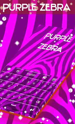 Purple Zebra Keyboard Free 1