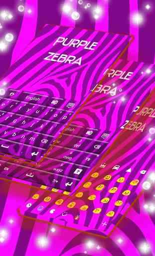 Purple Zebra Keyboard Free 2