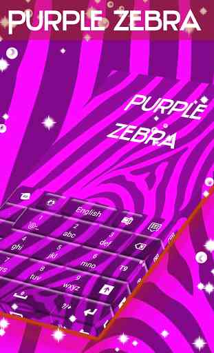 Purple Zebra Keyboard Free 4