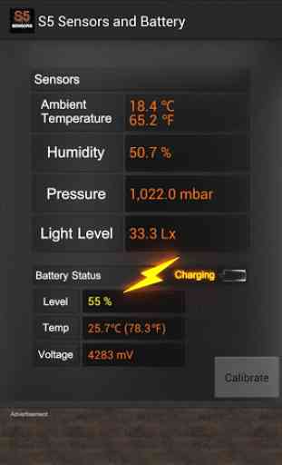S5 Sensors and Battery Status 3