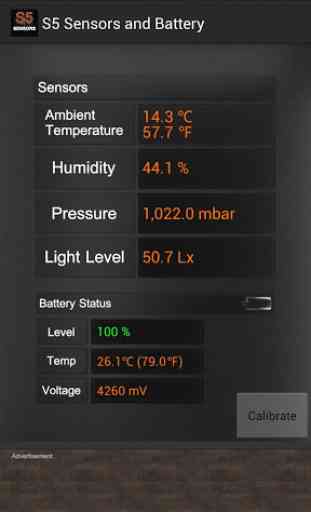 S5 Sensors and Battery Status 4