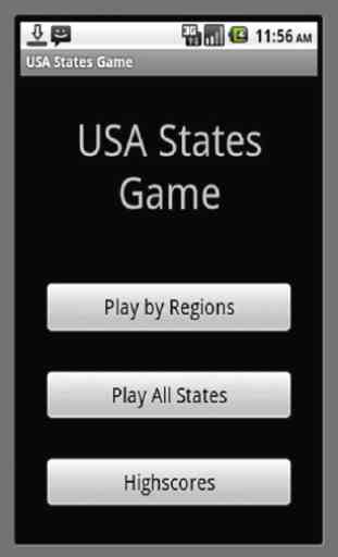 US States Name Game 1
