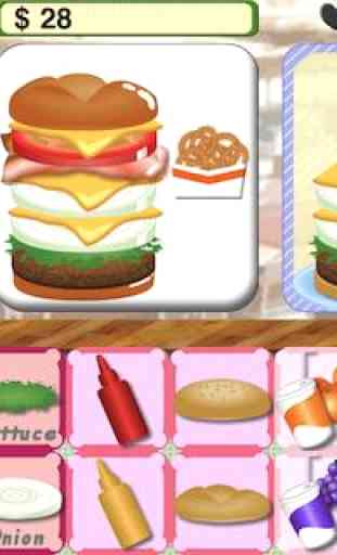 Yummy Burger Kids Cooking Game 2