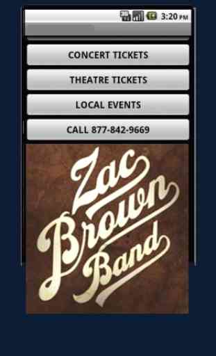 Zac Brown Band Tickets 1