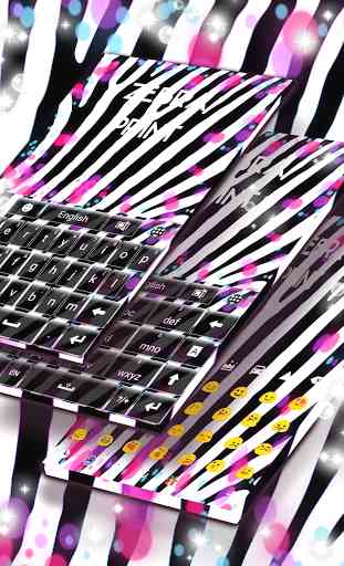 Zebra Print Keyboard 1