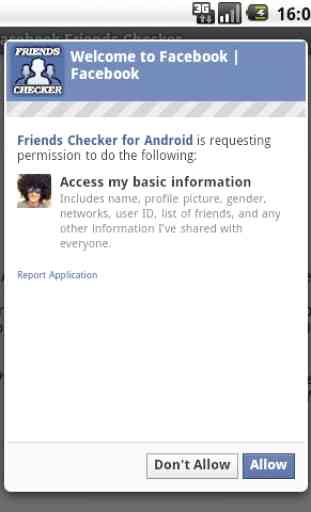 Friends Checker for Facebook 3