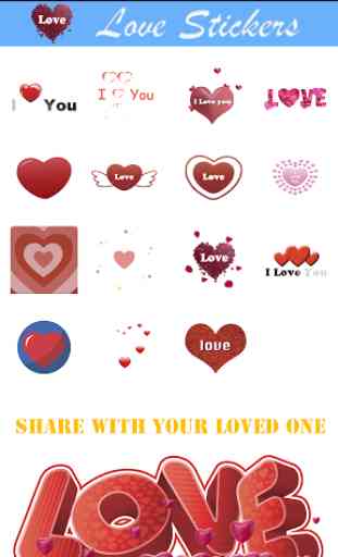 Love Stickers for chat Free 2
