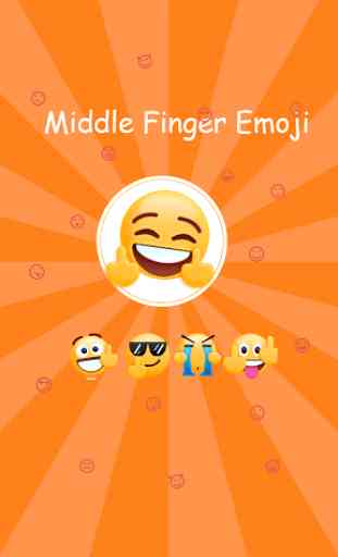 Middle Finger Emoji Sticker 1