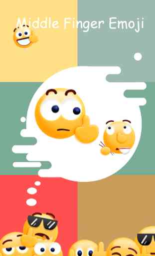 Middle Finger Emoji Sticker 3