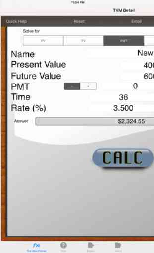 TVM: Time Value of Money, Financial Calculator 4