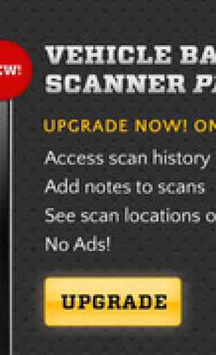 Vehicle VIN Barcode Scanner LITE 3