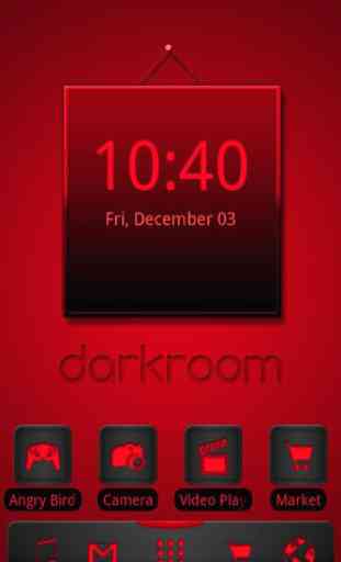 ADW Theme Darkroom Red 1