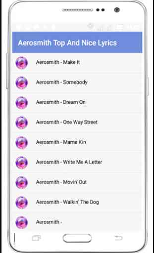 Aerosmith Album And Song 2