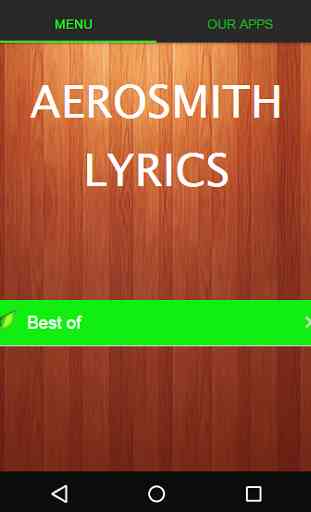 Aerosmith Best Lyrics 1
