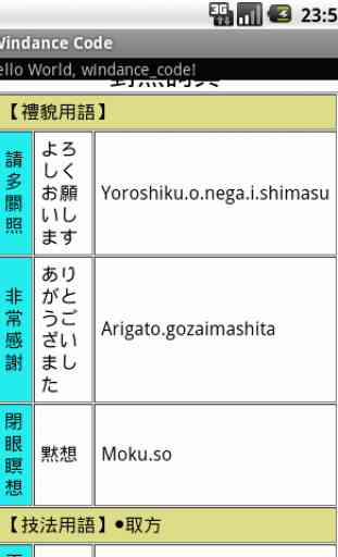 Aikido Windance Dojo Index 2