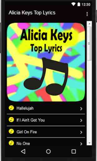 Alicia Keys Top Lyrics 1