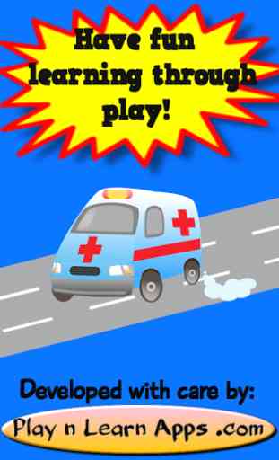Ambulance Kid Games Match Race 3