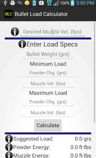 Bullet Load Calculator 1