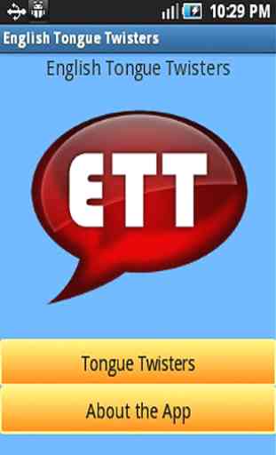 English Tongue Twisters 1