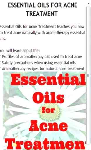 Essential Oils for Acne 1