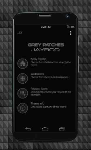 Grey Patches-Icon Pack 4
