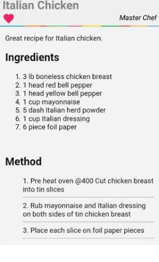 Italian Chicken Recipes Full 3
