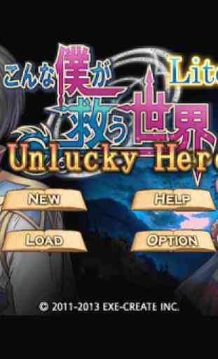 JRPG Unlucky Hero in English 1