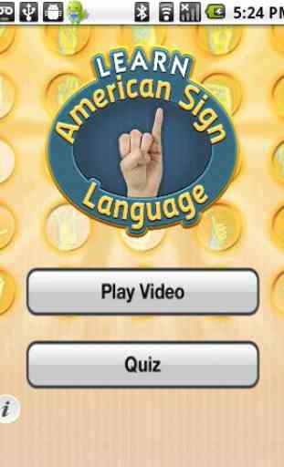 Learn American Sign Language 1