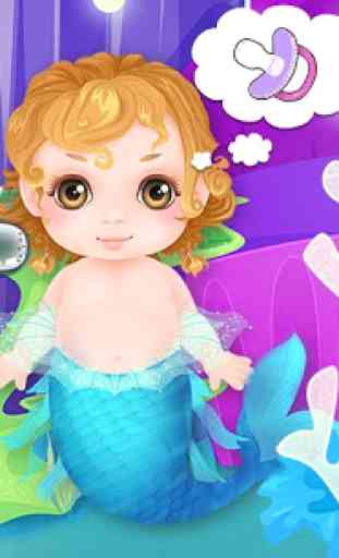 Mommy Mermaid's Newborn Baby 3