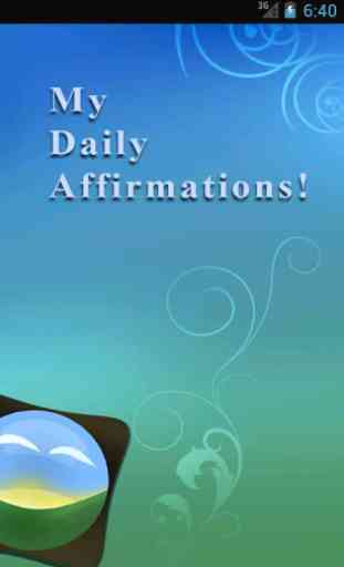 My Daily Affirmations Free 1